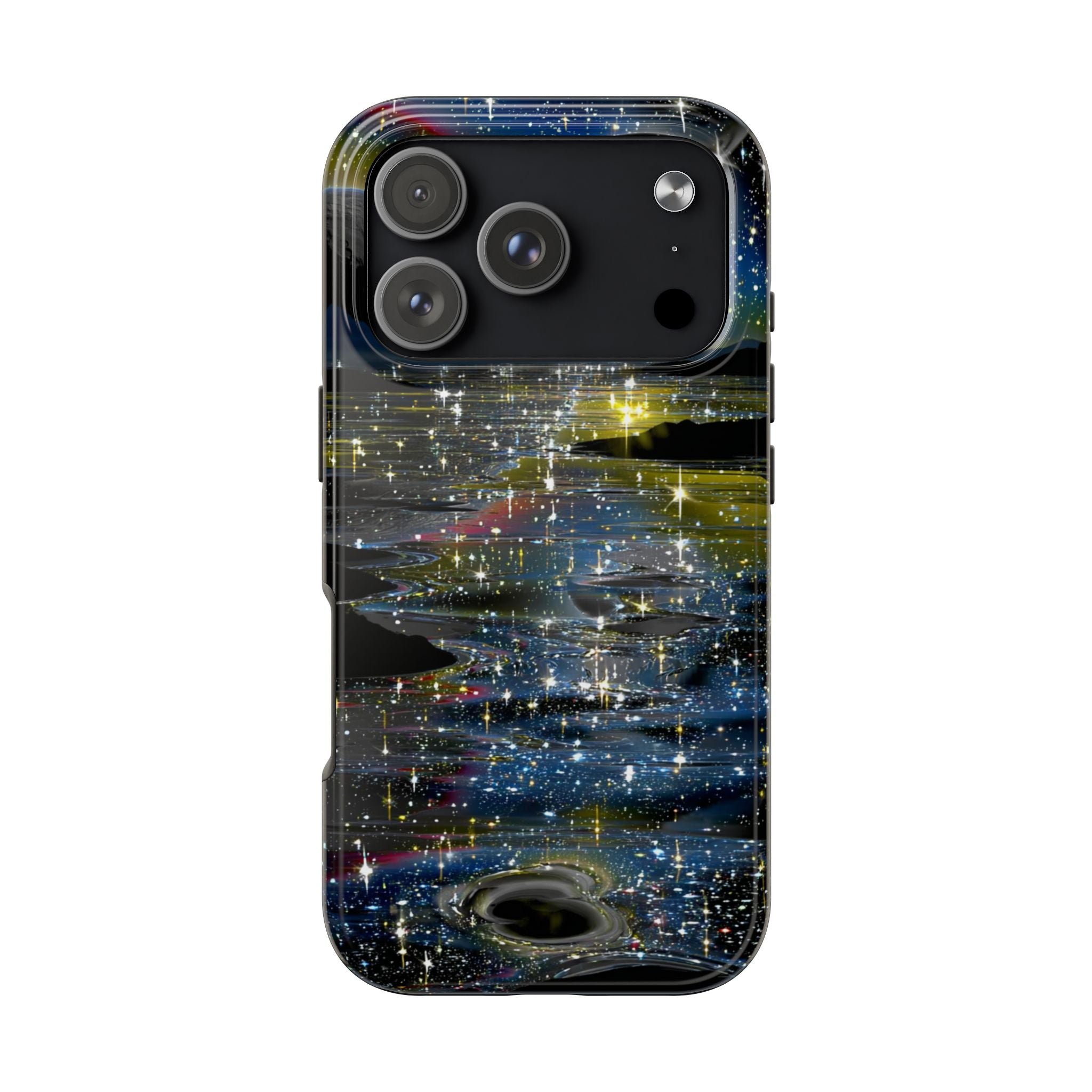 Galaxy Over Water Phone Case — Outta this world planet and sky Design