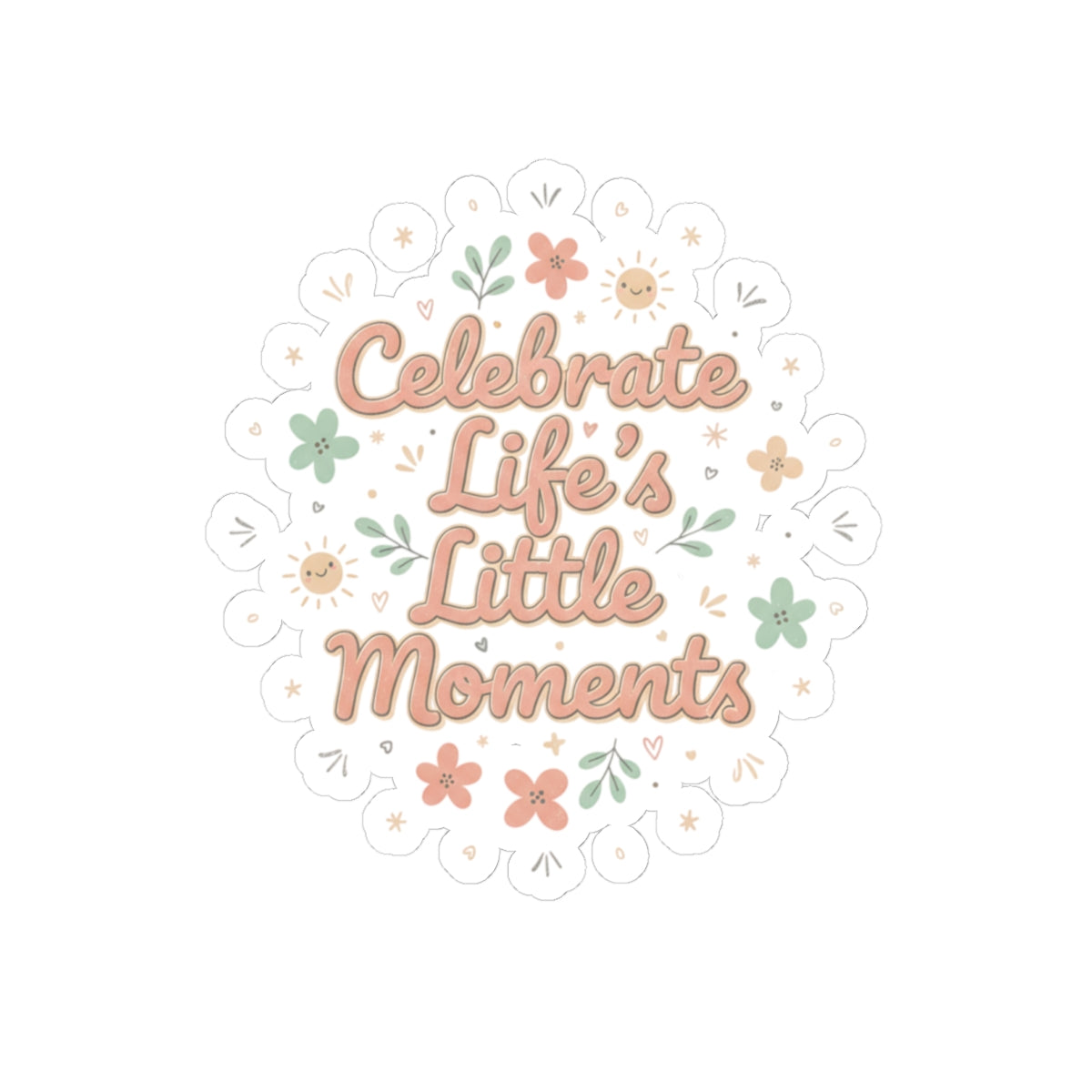Celebrate Life’s Little Moments Kiss-Cut Stickers | micro joy art, tiny pleasures