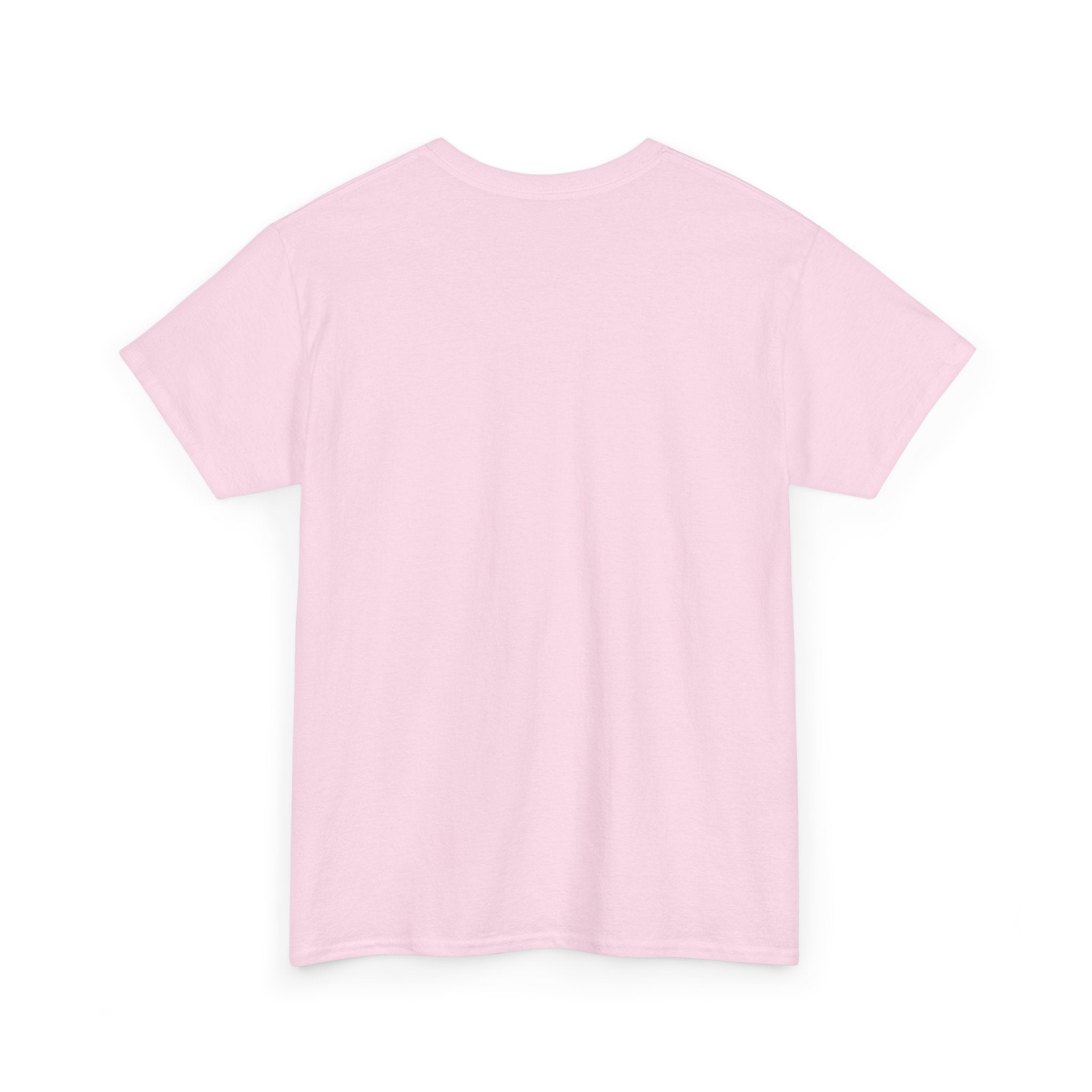 Boho Moon Floral Tee — Pink Moon with Flowers & Leaves