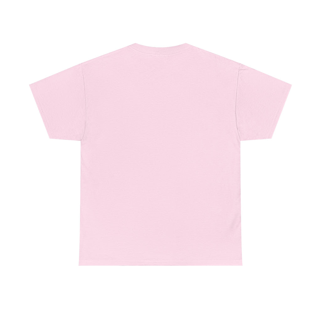Boho Moon Floral Tee — Pink Moon with Flowers & Leaves