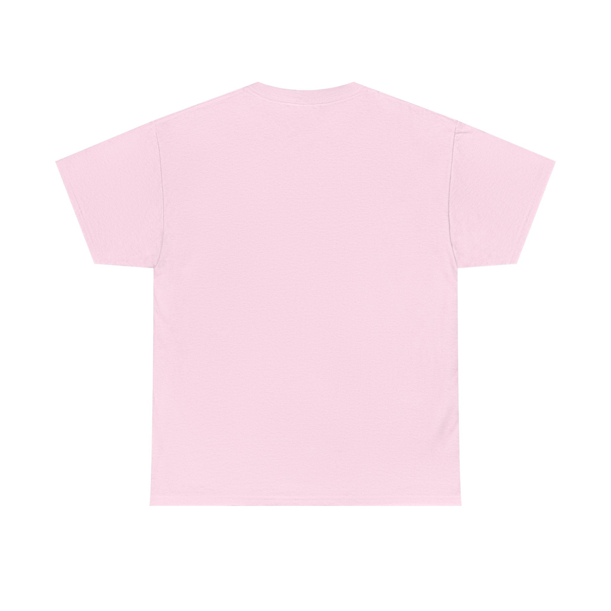 Boho Moon Floral Tee — Pink Moon with Flowers & Leaves
