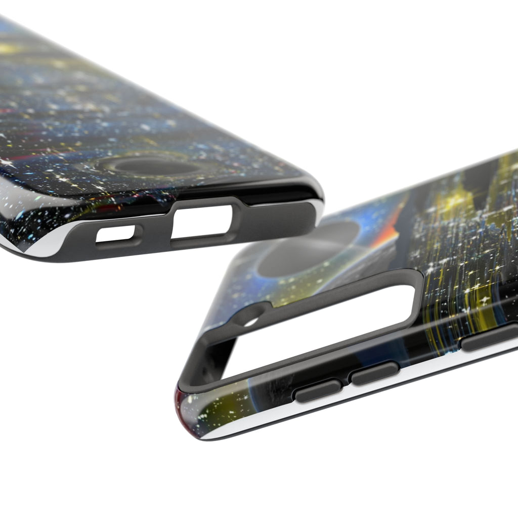 Galaxy Over Water Phone Case — Outta this world planet and sky Design