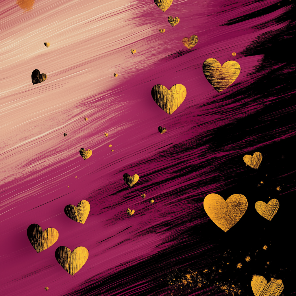 Heart prints PNG files