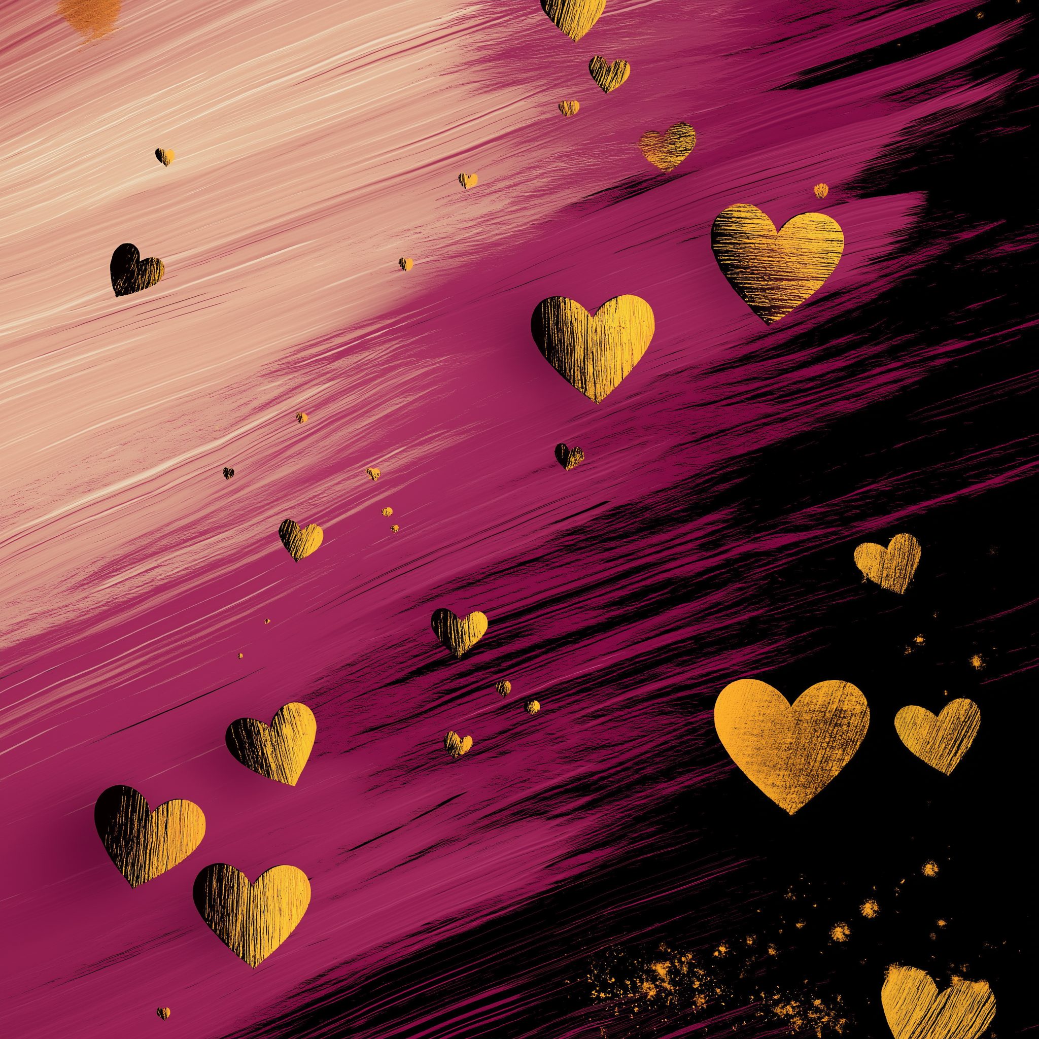 Heart prints PNG files